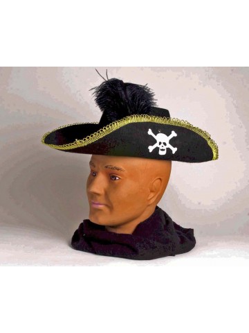 Пиратская шляпа с черепом