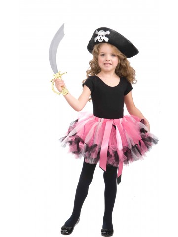 Пиратская юбка детская
