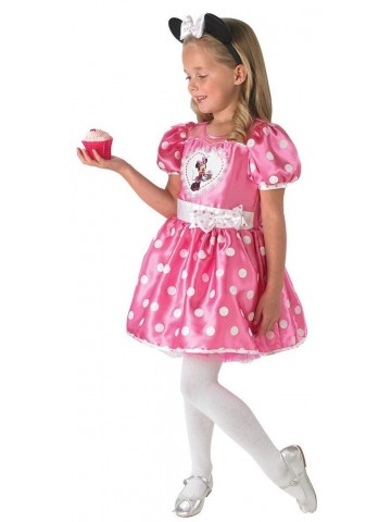 Платье Минни Маус розового цвета фото