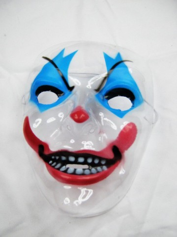 Прозрачная маска Злого клоуна