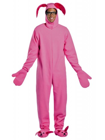 Розовый костюм Рождественского кролика
