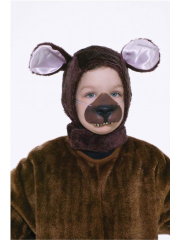 Шапка и маска медведя для ребенка