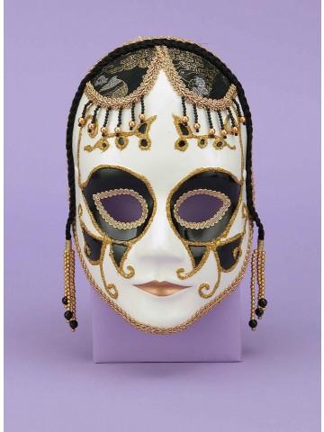 Венецианская маска белая фото