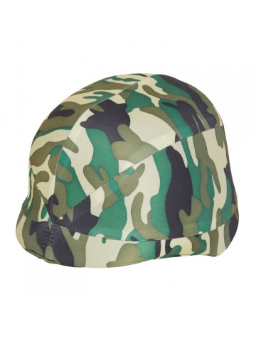 Военный шлем с камуфляжным покрытием