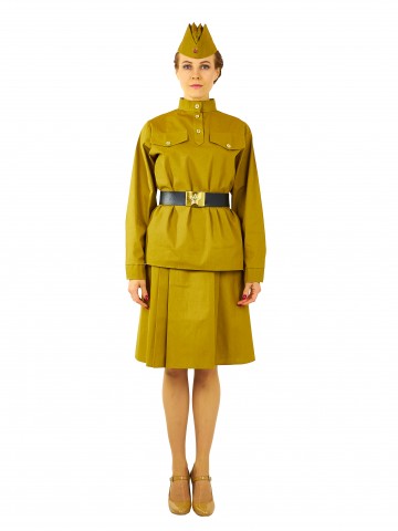 Военный женский костюм из саржи
