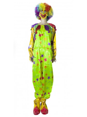 Яркий клоунский костюм фото
