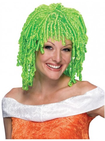 Зеленый парик клоунессы
