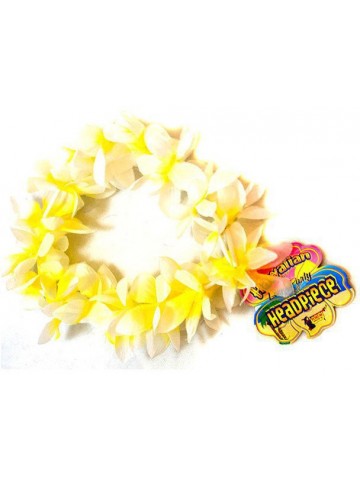 Желтый гавайский браслет