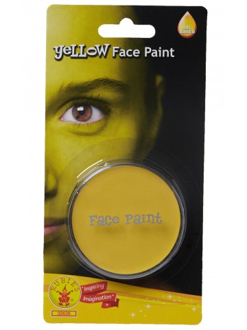 Желтый грим краска для лица фото