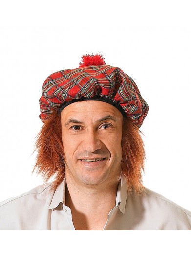 Берет шотландца с волосами
