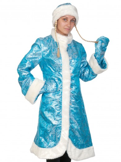 Бирюзовый костюм Снегурочки фото