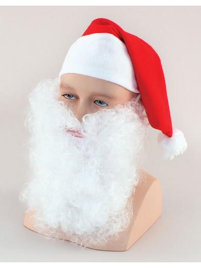 Борода Деда Мороза 18 см