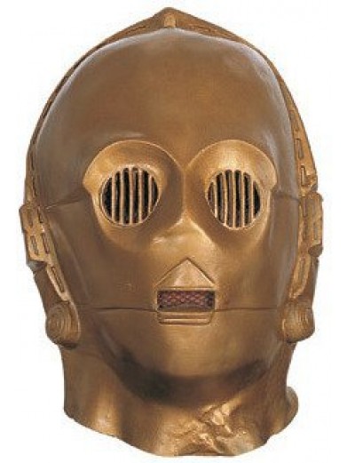 Бронзовая маска Три-пи-о из фильма Звездные войны