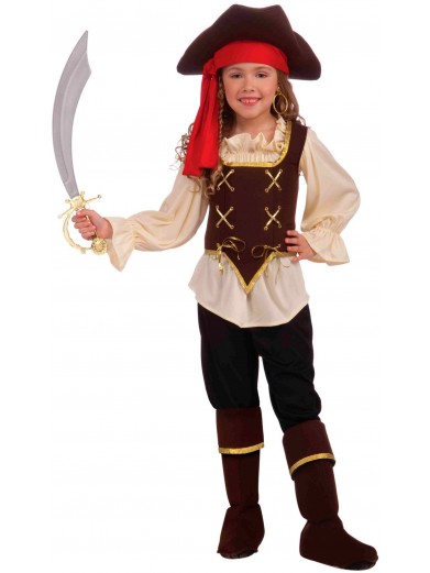 Брючный костюм пиратки морей для девочки
