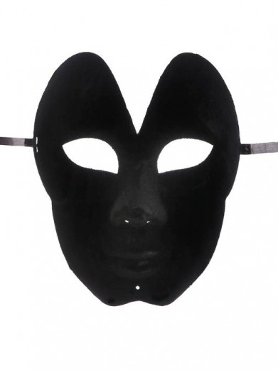 Черная бархатная маска Венеция