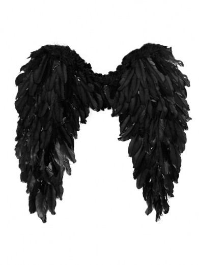 Черные крылья ангела 60 х 57 см