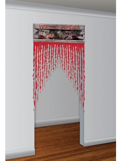 Декорация на дверь ужасных Зомби