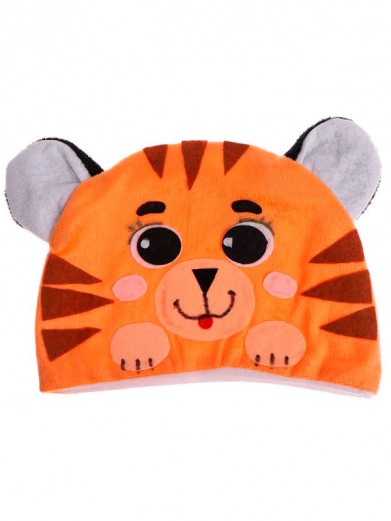 Детская шапочка тигрёнка 50-52
