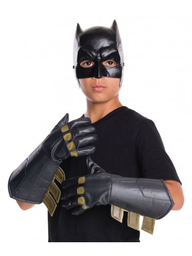 Детские черные перчатки Бэтмена