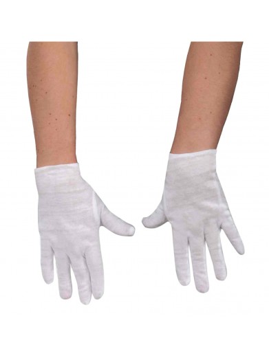 Детские перчатки белые