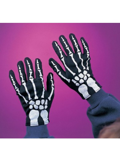 Детские перчатки скелета
