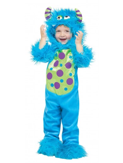 Детский костюм Монстрика голубой XL