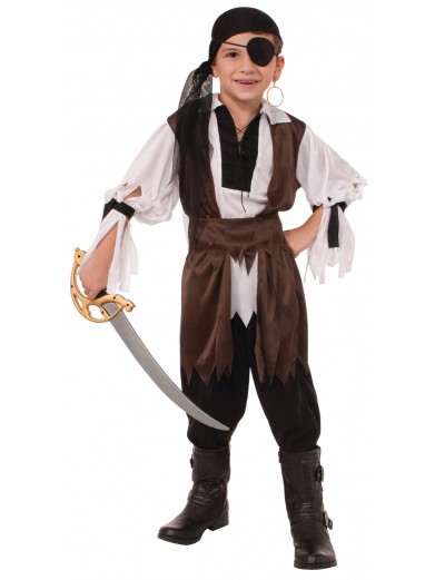 Детский костюм пирата с банданой