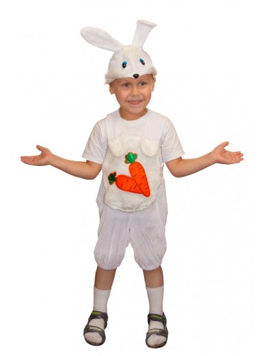 Детский костюм зайчика с морковкой
