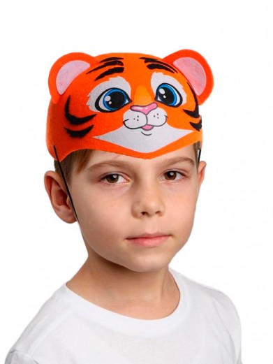 Фетровая шапочка тигрёнка