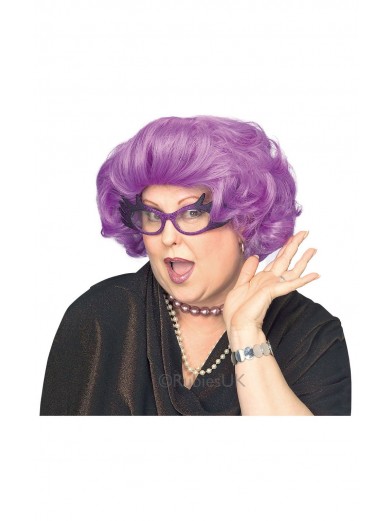 Фиолетовый парик дамочки фото