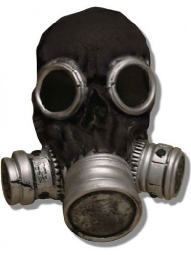 Газовая маска зомби черная фото