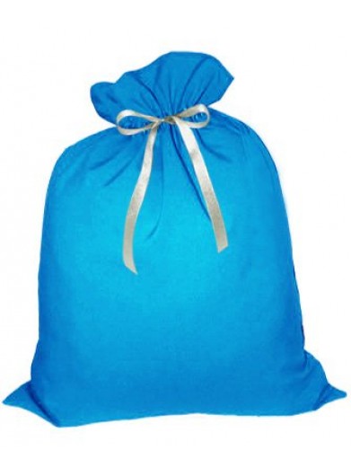 Голубая упаковка для новогодних подарков