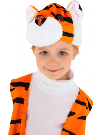 Карнавальная шапочка тигра для детей