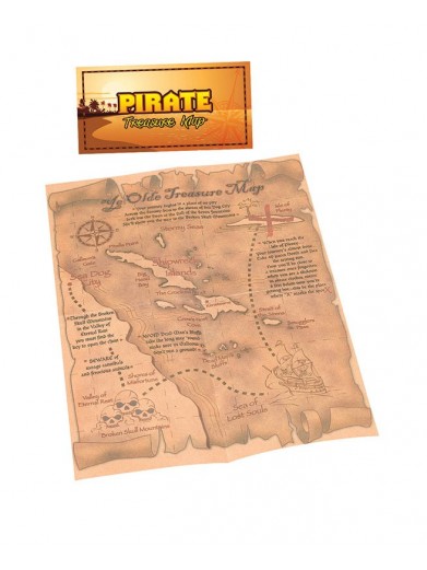 Карта сокровищ пиратская