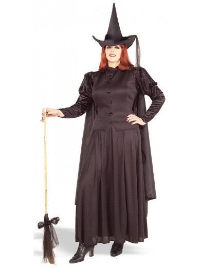 Классический костюм черной ведьмы