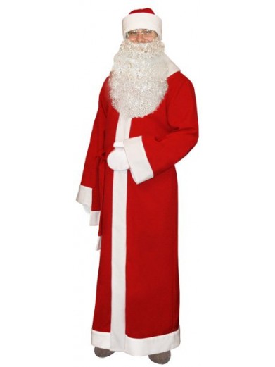 Классический новогодний костюм Деда Мороза