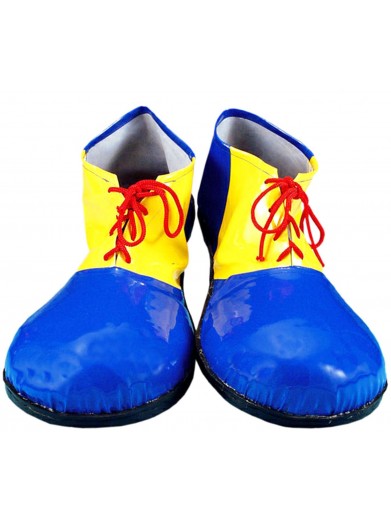 Клоунские ботинки синие