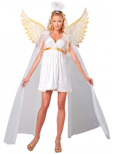 Костюм Ангела в коротком платье