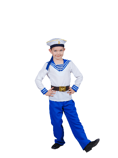 К-284 Костюм моряка(кофта,брюки,бескозырка)