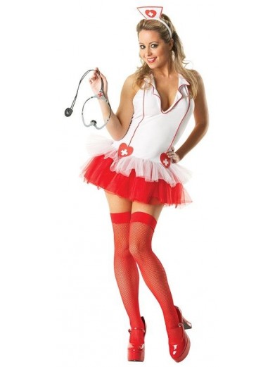 Костюм медсестры с пышной юбочкой