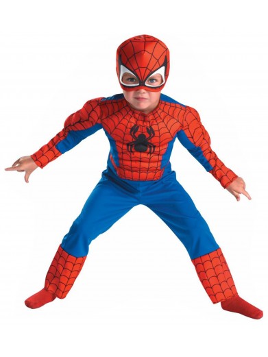 Костюм Мускулистый Человек-паук детский