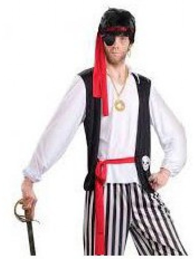 Костюм одноглазого пирата-разбойника