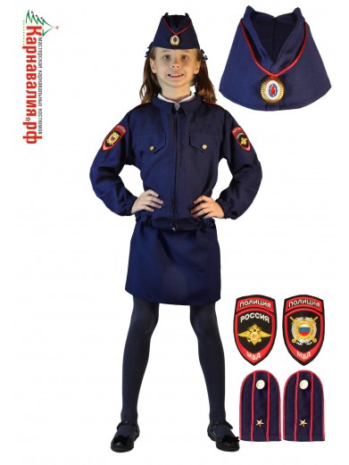 Костюм полицейский для девочки