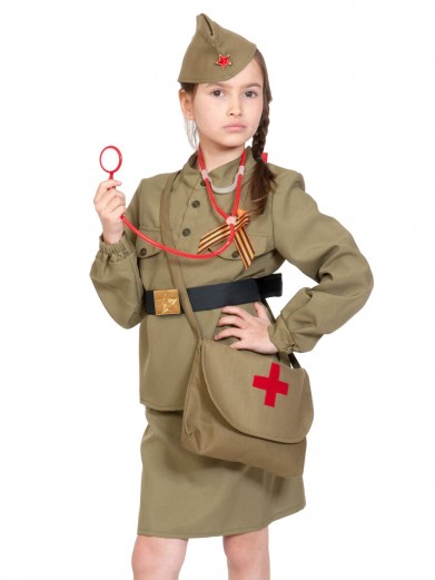 Костюм военной медсестры детский