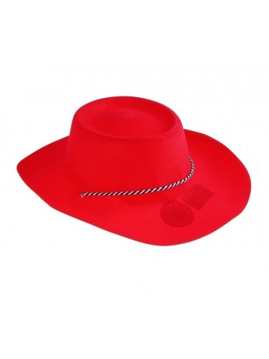 Красная шляпа ковбоя