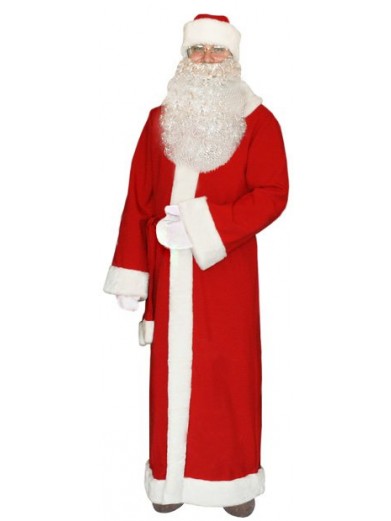 Красный костюм Деда Мороза на Новый Год