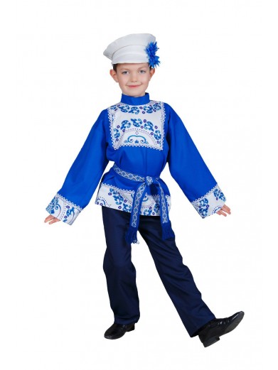Национальный костюм гжель для мальчика