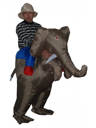 Надувной костюм На слоне фото