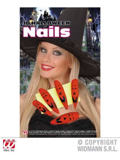 Накладные ногти ведьмы на Хэллоуин