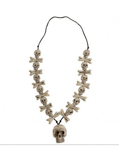 Ожерелье с черепом и костями